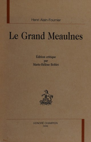 Cover for Le grand Meaulnes