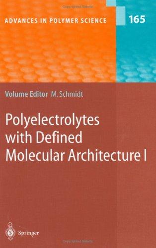Cover for Polyelectrolytes with Defined Molecular Architecture I