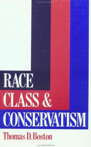Cover for Race, class, and conservatism