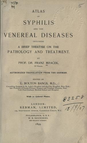 Cover for Atlas of syphilis and the venereal diseases