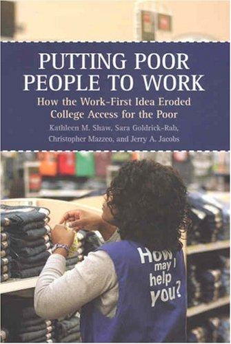 Cover for Putting Poor People to Work