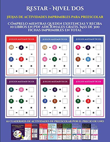 Cover for Hojas de actividades imprimibles para preescolar : 