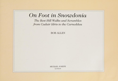 Cover for On Foot in Snowdonia