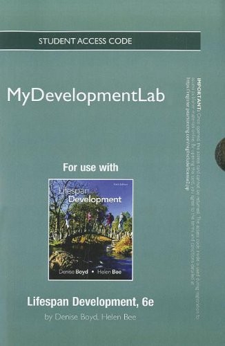Cover for NEW MyDevelopmentLab -- Standalone Access Card -- for Lifespan Development