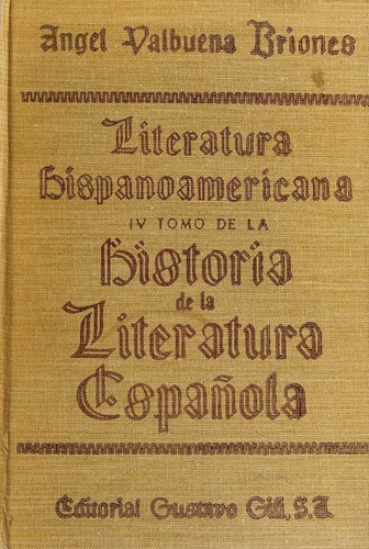 Cover for Literatura hispanoamericana