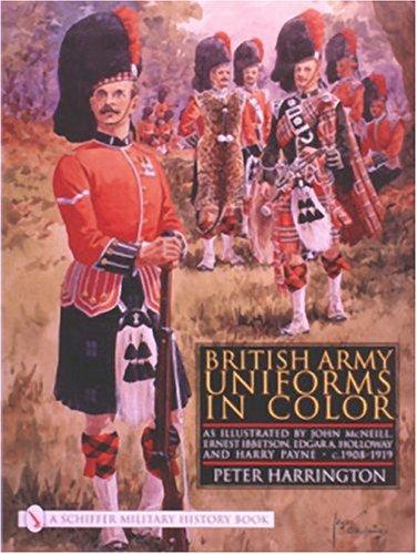Cover for British Army Uniforms in Color