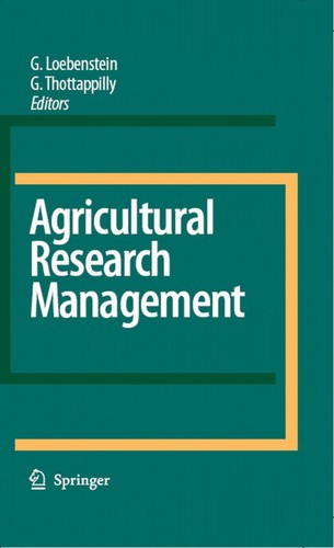 Cover for Agricultural Research Management