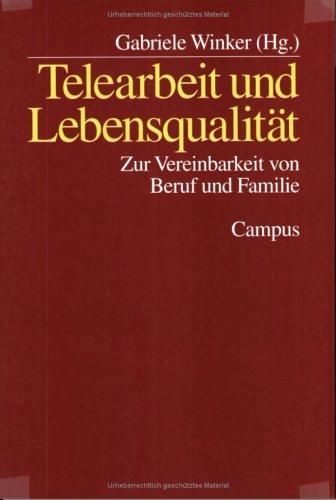 Cover for Telearbeit und Lebensqualität