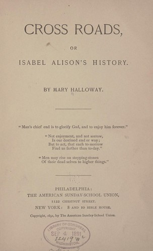 Cover for Cross roads