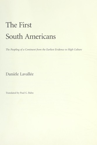 Cover for The first South Americans