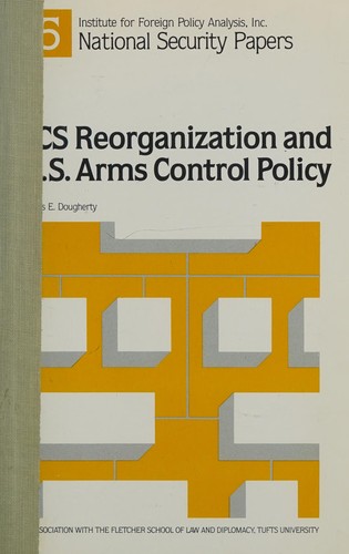 Cover for JCS reorganization and U.S. arms control policy