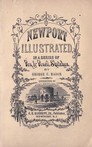 Cover for Newport illustrated, in a series of pen & pencil sketches.