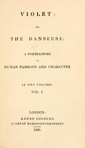 Cover for Violet; or, The danseuse