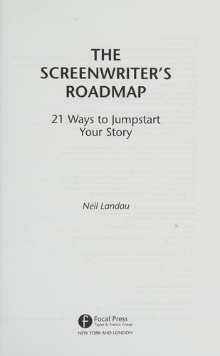 Cover for The screenwriter's roadmap