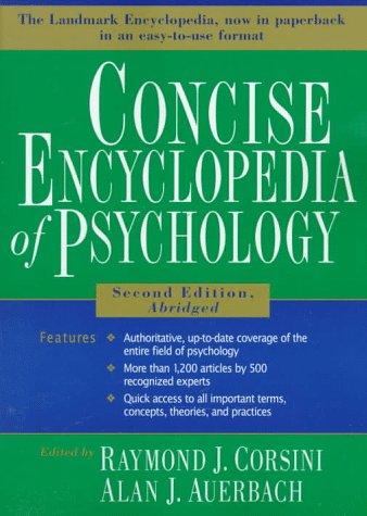 Cover for Concise encyclopedia of psychology