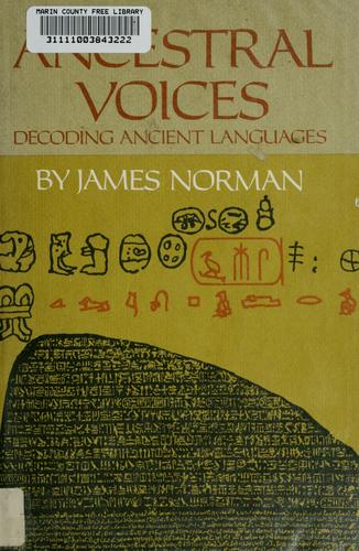 Cover for Ancestral voices