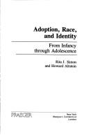Cover for Adoption, race, and identity