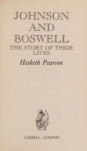 Cover for Johnson and Boswell
