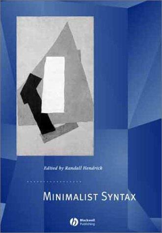 Cover for Minimalist syntax