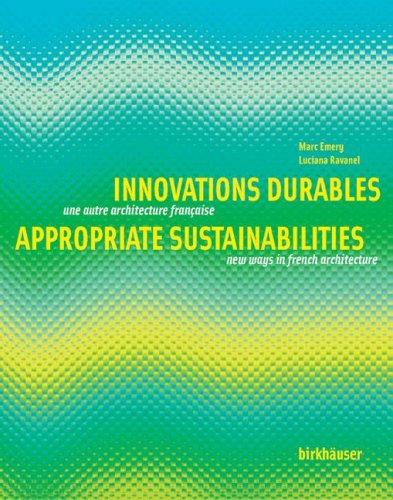 Cover for Appropriate Sustainabilities/ Innovations Durables