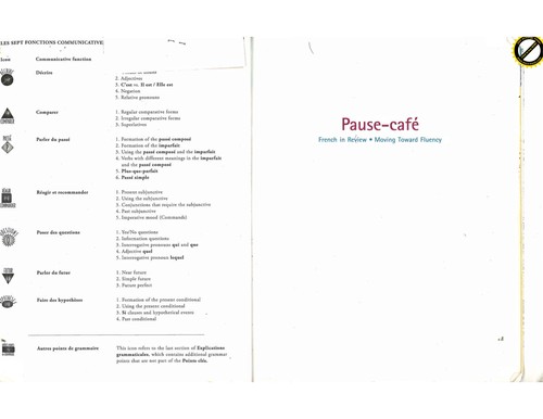 Cover for Pause-café
