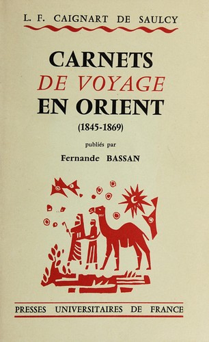 Cover for Carnets de voyage en Orient, 1845-1869