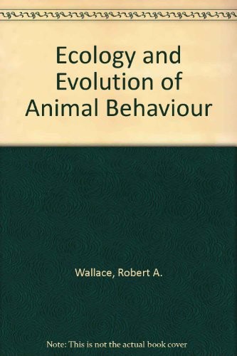 Cover for The ecology and evolution of animal behavior