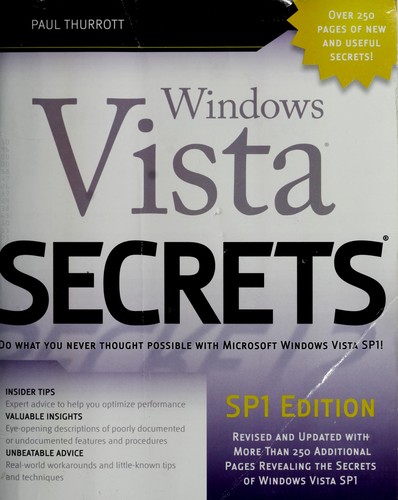 Cover for Windows Vista secrets