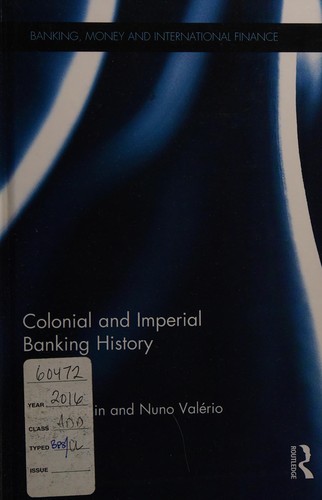 Cover for Colonial and imperial banking history