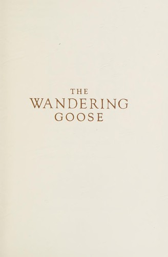 Cover for Wandering Goose