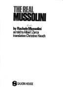 Cover for The real Mussolini