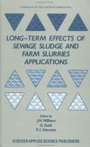 Cover for Long-term effects of sewage sludge and farm slurries applications