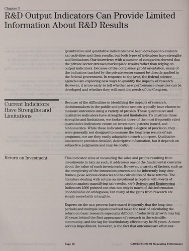 Cover for Measuring performance