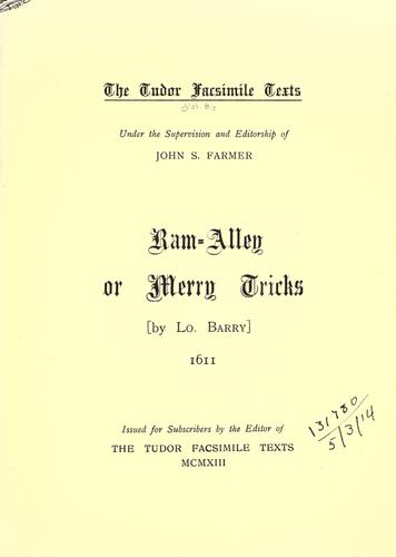 Cover for Ram-alley