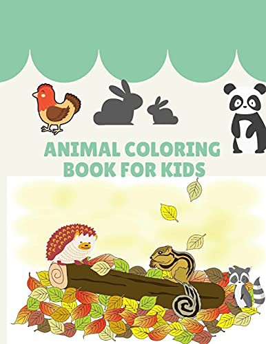 Cover for Animal Coloring Book for Kids