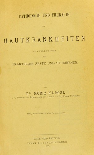 Cover for Pathologie und Therapie der Hautkrankheiten in Vorlesungen f©ơr praktische ©rzte und Studirende