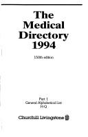 Cover for The Medical directory.