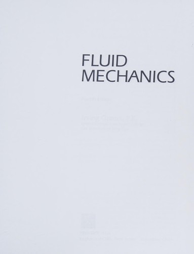 Cover for Fluid mechanics