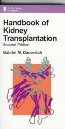 Cover for Handbook of kidney transplantation