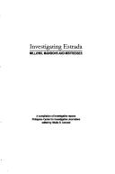 Cover for Investigating Estrada