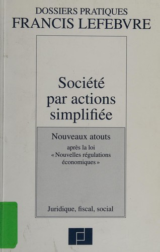Cover for Société par actions simplifiée
