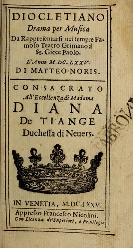 Cover for Diocletiano