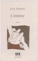 Cover for L' intime