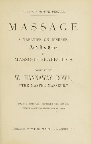 Cover for Massage