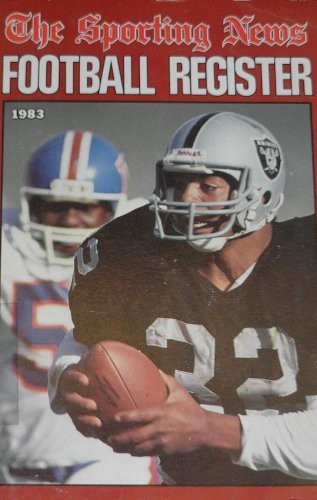 Cover for The Sporting News Football Register 1983