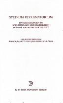 Cover for Studium declamatorium