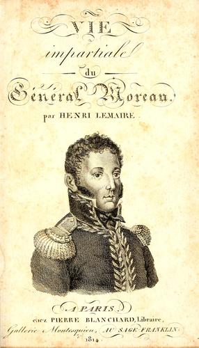 Cover for Vie impartiale du Général Moreau