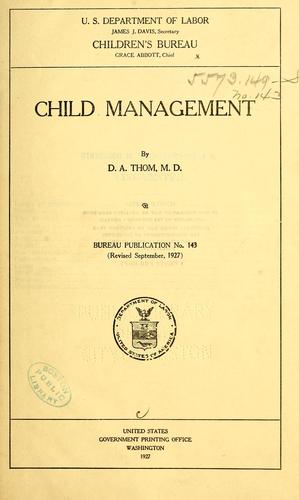 Cover for Child management