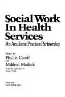 Cover for Social work in health services