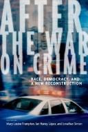 Cover for After the war on crime